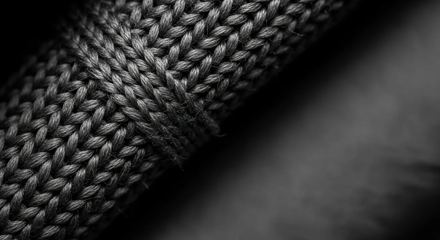 Atelier-Detail mit Stoffstrukturen und Werkzeugen